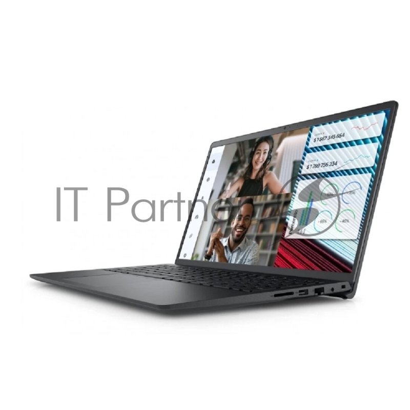 Ноутбук Dell Vostro 3520 черный 15.6 {FHD IPS i3-1215U/8Gb/512Gb SSD/RJ45/Linux} (NB3520EM)