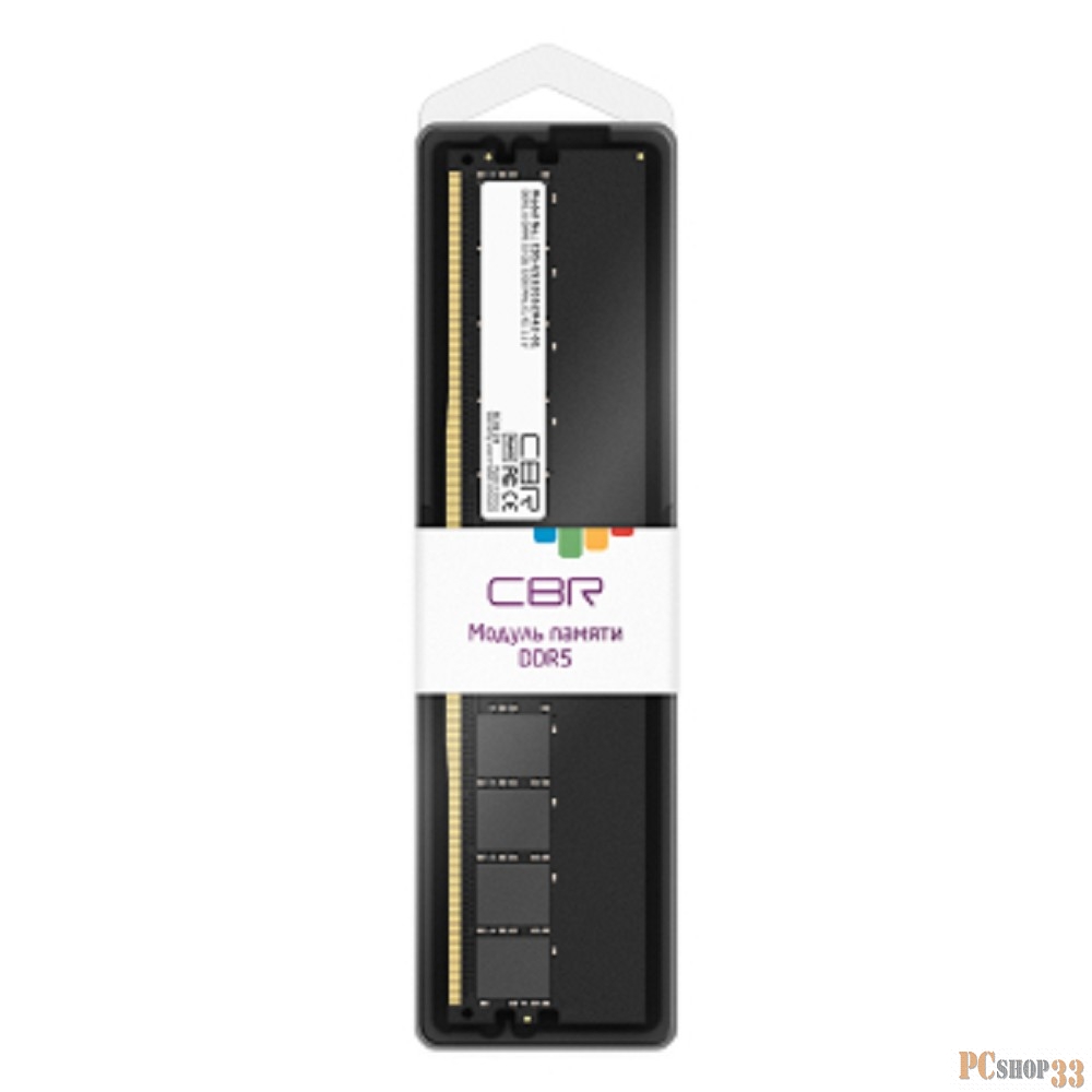 Модуль памяти CBR DDR5 UDIMM 32GB PC5-41600, 5200MHz, CL42, 1.1V CD5-US32G52M42-01