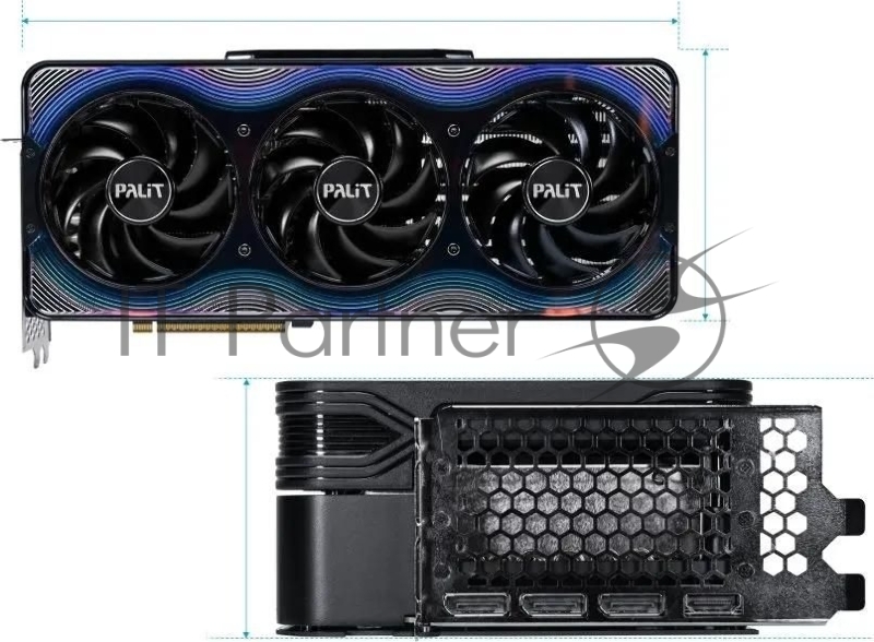 Видеокарта Palit RTX5080 GAMEROCK 16GB GDDR7 256bit 3xDP HDMI 3FAN RTL