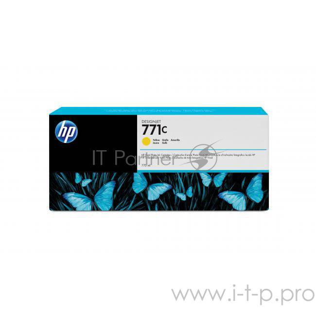 Картридж струйный HP №771C B6Y10A желтый для HP DJ Z6200 (775мл)