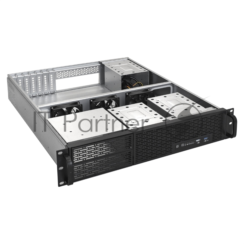 Серверный корпус ExeGate Pro 2U550-06/2U2088 <RM 19, высота 2U, глубина 550, БП 400ADS, USB+USB3.0>