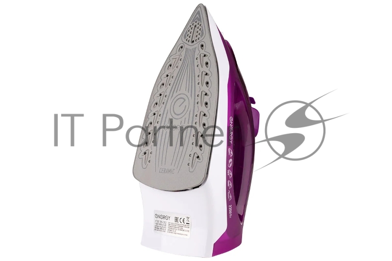 Утюг ENERGY EN-352 фиолетовый (2200Вт, пар, спрей, пар.удар, самооч., керам.подошва, антинакипь)