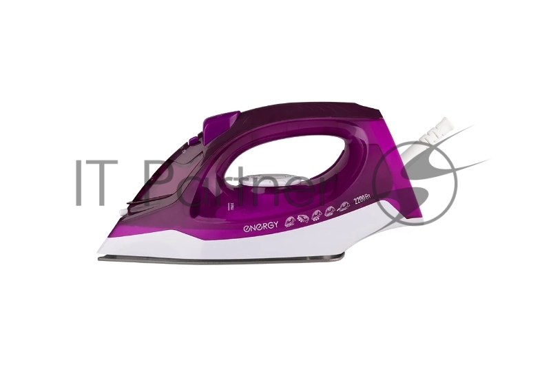 Утюг ENERGY EN-352 фиолетовый (2200Вт, пар, спрей, пар.удар, самооч., керам.подошва, антинакипь)
