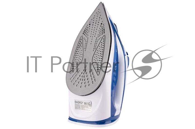 Утюг ENERGY EN-353 голубой (2200Вт, пар, спрей, пар.удар, самооч., тефлон.подошва, антинакипь)