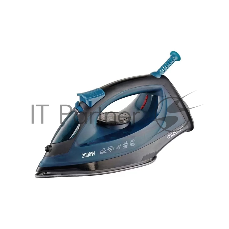 Утюг HOMESTAR HS-4010 черный (2000Вт, пар, тефлоновая подошва, антинакипь)