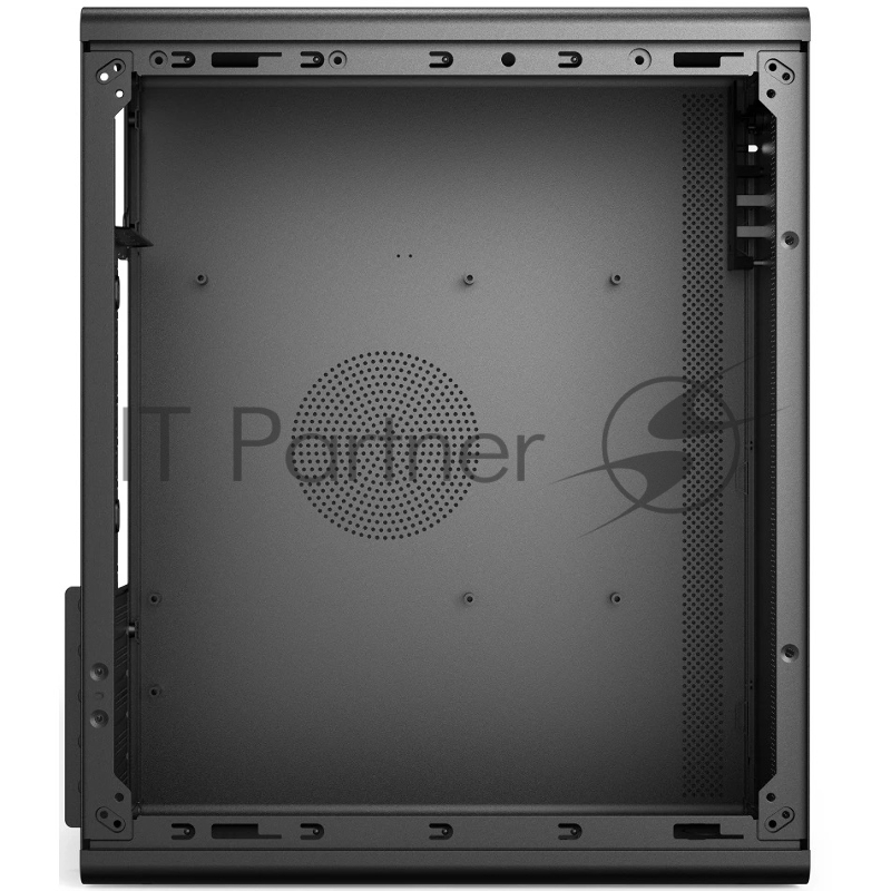 Корпус CBR PCC-MATX-V285-WPSU черный mATX, Minitower V285, без БП, 1*USB 3.0 Type-C, 1*USB 3.0, 1*USB 2.0, HD Audio+Mic, кабель питания 1.2м
