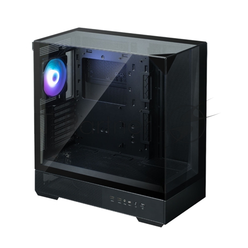 Корпус ZALMAN P40 Prism, ATX, BLACK, WINDOW, 2x3.5, 3x2.5, 1xUSB TYPE-C, 2xUSB3.0, REAR 1x120mm ARGB