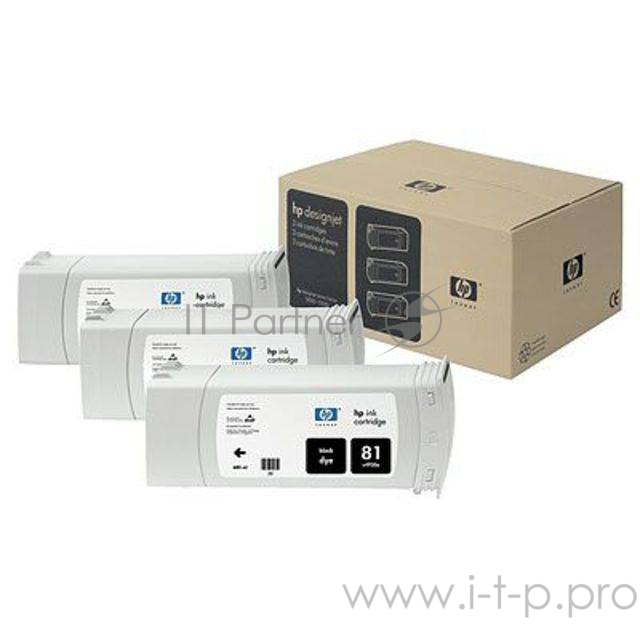 Картридж струйный HP C5066A черный x3уп. для HP DJ 5000/5500 (680мл)