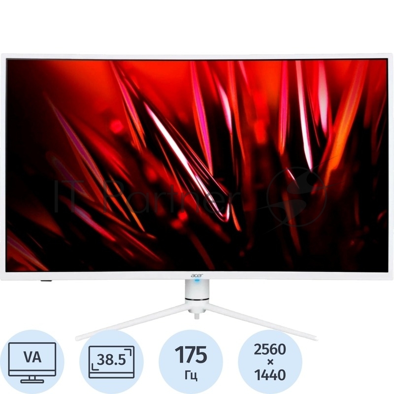 Монитор ACER 38.5 XZ396QUPWMIIPPHX WHITE UM.TX6CD.P01