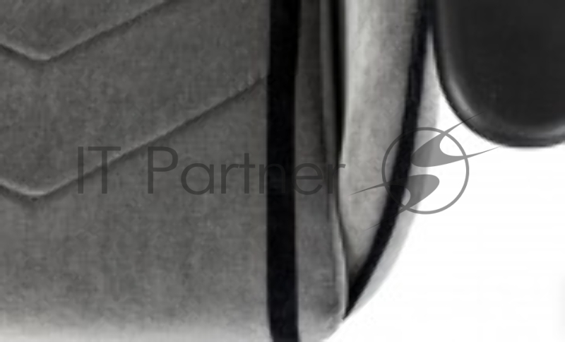 Кресло игровое Zombie Drift/F серый/черный крестов. пластик подст.для ног