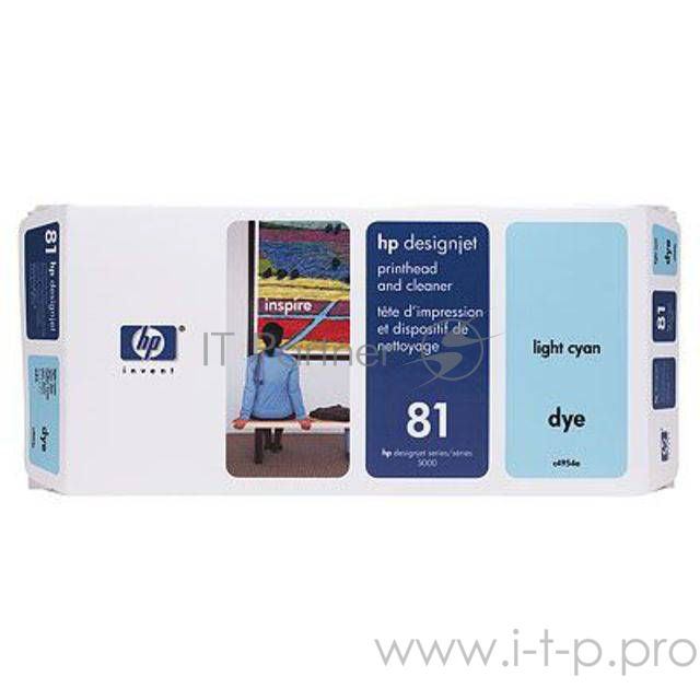 Картридж струйный HP C4954A светло-голубой печатающая головка для HP DJ 5XXX