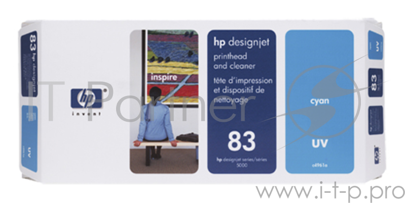 Картридж струйный HP C4961A голубой печатающая головка для HP DJ 5500UV/5500psUV/5000UV/5000psUV