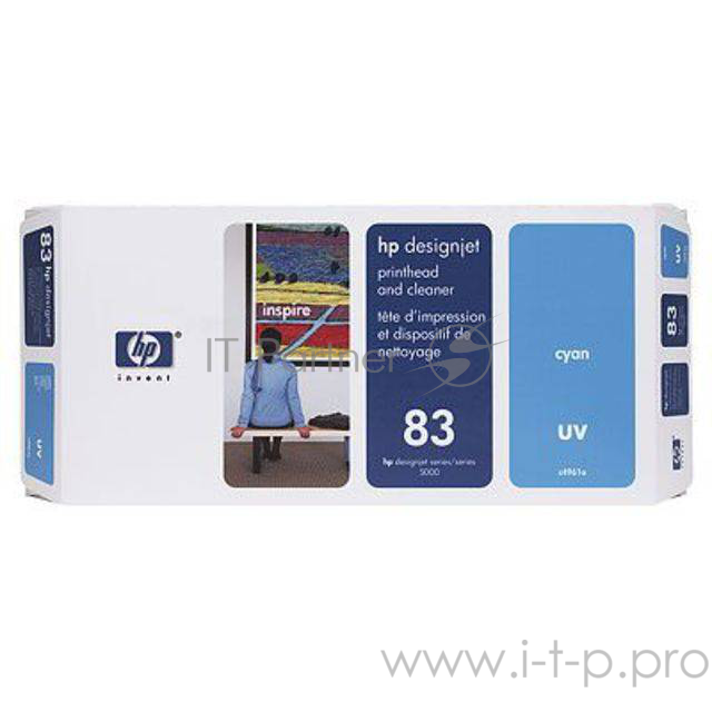 Картридж струйный HP C4961A голубой печатающая головка для HP DJ 5500UV/5500psUV/5000UV/5000psUV