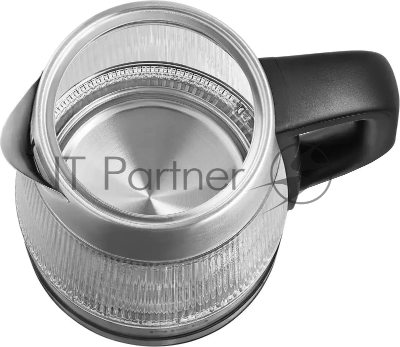 Чайник электрический Red Solution G121 1.8л. 2200Вт черный/серебристый корпус: стекло/металл/пластик