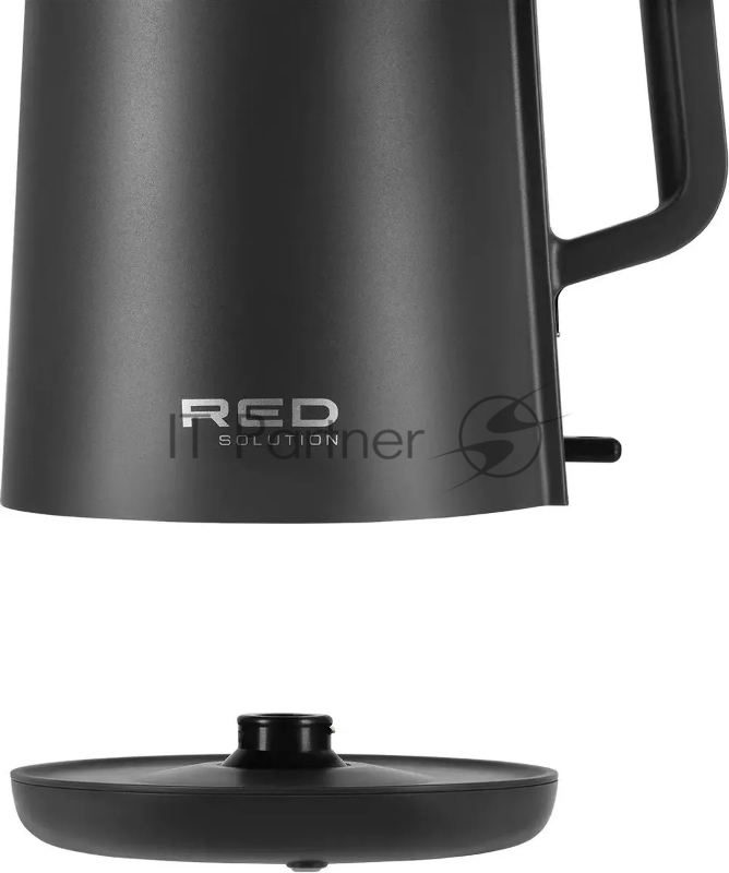 Чайник электрический Red Solution АМ102 1.5л. 1800Вт серый корпус: нерж.сталь/пластик