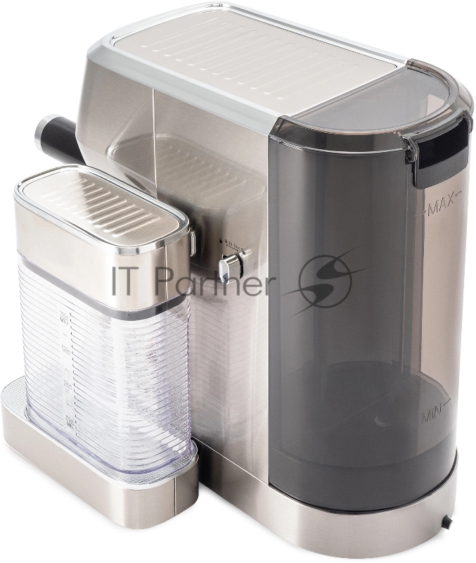 Кофеварка рожковая Hyundai HEM-9999 1350Вт серебристый