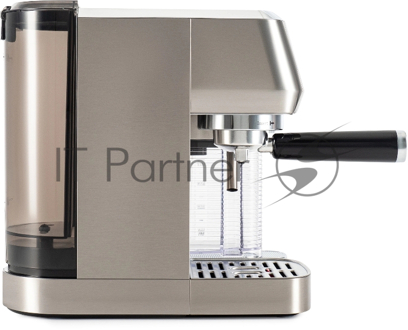 Кофеварка рожковая Hyundai HEM-9999 1350Вт серебристый