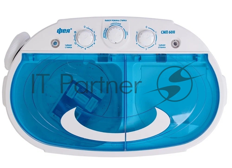 Стиральная машина Фея СМП 60НС белый, загрузка вертикальная 6 кг, 1350 об/мин., класс: А