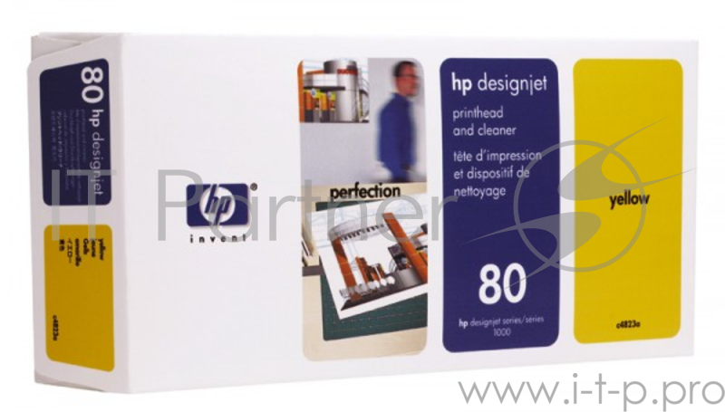 Картридж струйный HP C4823A желтый печатающая головка для HP DJ 1050c/c plus/1055