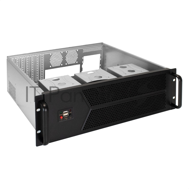 Серверный корпус ExeGate Pro 3U400-07 <RM 19, высота 3U, глубина 400, БП 900RADS, 2*USB>