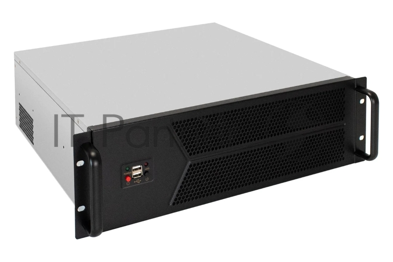 Серверный корпус ExeGate Pro 3U450-12 <RM 19, высота 3U, глубина 450, БП 2U-800ADS, 2*USB>