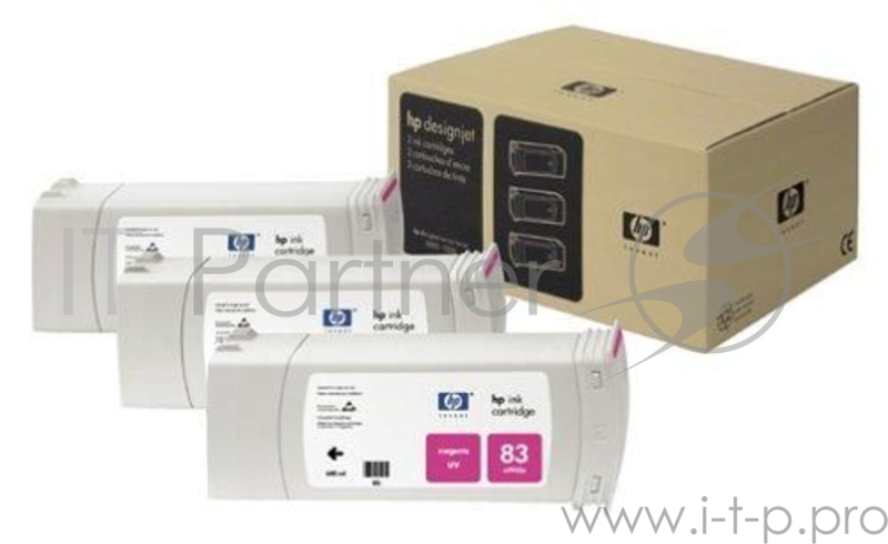 Картридж струйный HP 81 C5068A 3шт для DJ 5000/5500 Magenta