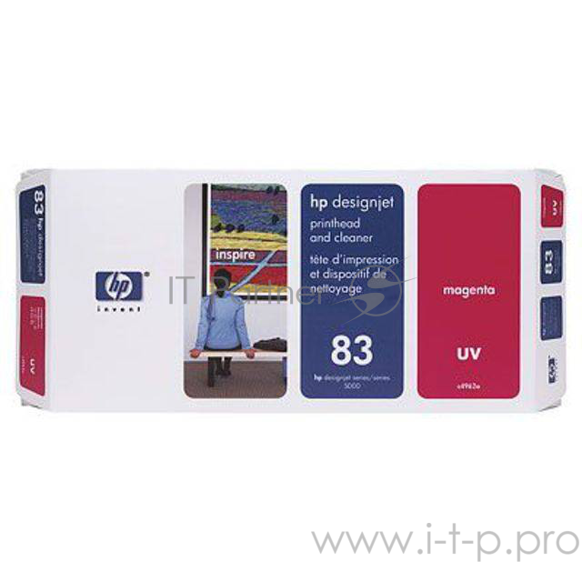 Картридж струйный HP 83 C4962A пурпурный печатающая головка для HP DJ 5500UV/5500psUV/5000UV/5000ps