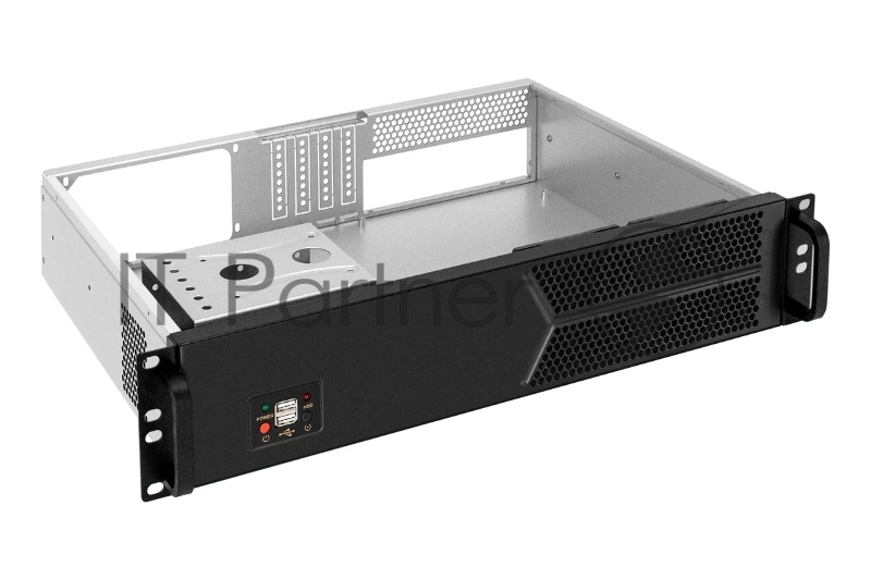 Серверный корпус ExeGate Pro 2U330-03 <RM 19, высота 2U, глубина 330, БП 600PPH-SE, 2*USB>