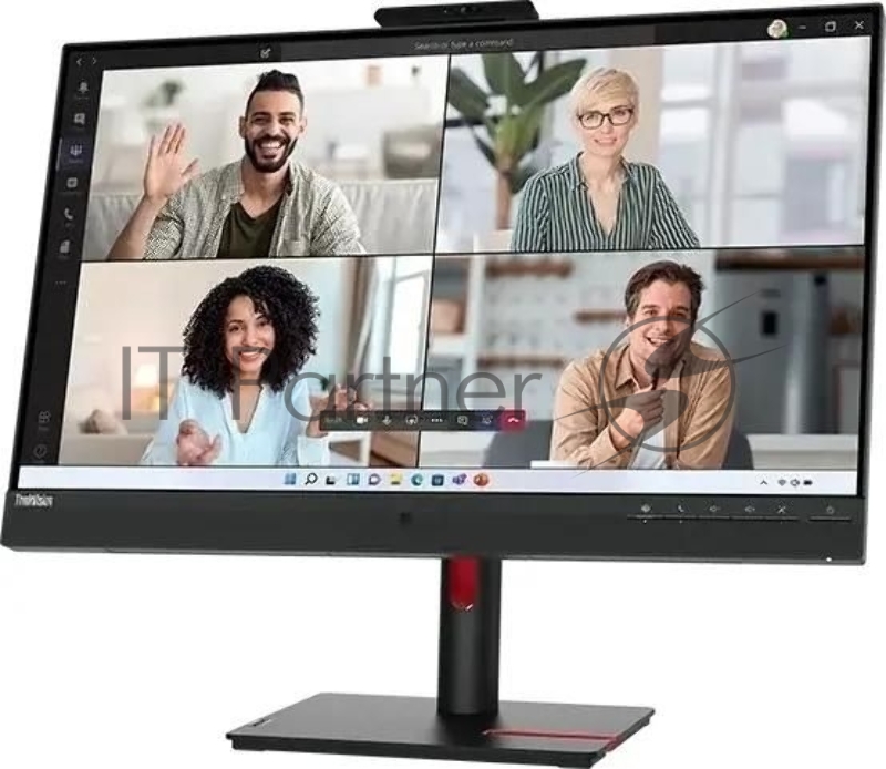 Монитор Lenovo 27 ThinkVision T27hv-30 черный IPS LED 4ms 16:9 HDMI M/M Cam матовая HAS Piv 1000:1 300cd 178гр/178гр 2560x1440 75Hz DP 2K USB 7.9кг