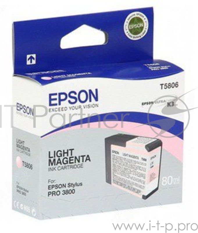 Картридж струйный Epson T580600 светло-пурпурный для Epson St Pro 3800