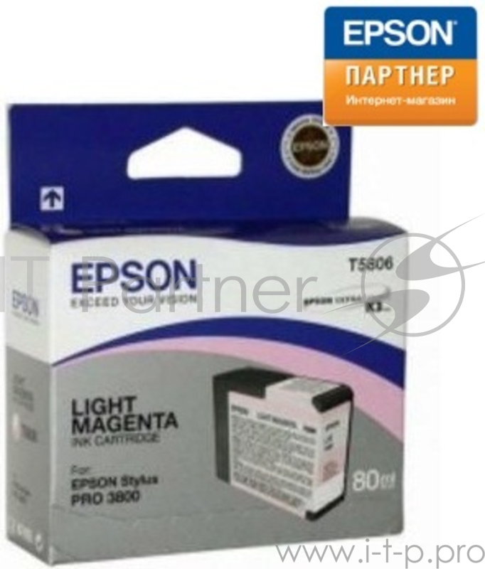 Картридж струйный Epson T580600 светло-пурпурный для Epson St Pro 3800