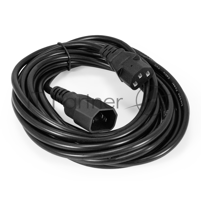Кабель питания ExeGate Special EC-5S (C13->C14, 3*0.5mm2, CCA, черный, 5м)