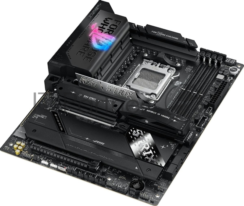 Материнская плата ASUS ROG STRIX X870E-E GAMING WIFI, AM5, AMD X870E, 4xDDR5, 4xSATA, 5xM.2, 1xPCI-E 5.0 x16, 1xPCI-E 4.0 x4, 1xHDMI, 1xUSB-C 3.2 Gen 2, 1xUSB-C 3.2 Gen 2x2, 2xUSB-C 4.0, 1x 5Gb LAN, 9xUSB-A 3.2 Gen 2, 2x3.5 мм, TOSLINK, 1xWi-Fi 7, AT