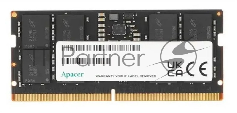 Оперативная память Apacer AS16GHB56CVBBGH DDR5 16GB 5600MHz SO-DIMM CL46 1.1V (Retail) 2048*8 3 years