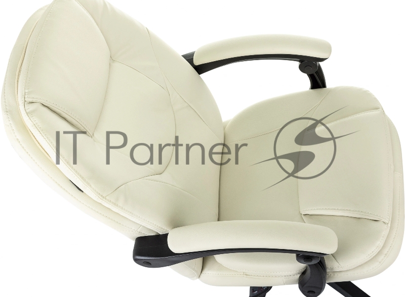 Кресло руководителя Бюрократ CH-868N-BF слоновая кость эко.кожа крестов. пластик подст.для ног