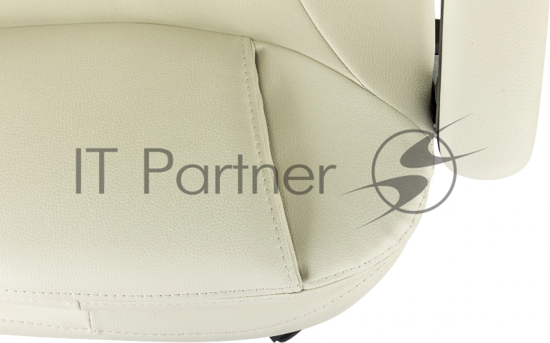 Кресло руководителя Бюрократ CH-868N-BF слоновая кость эко.кожа крестов. пластик подст.для ног