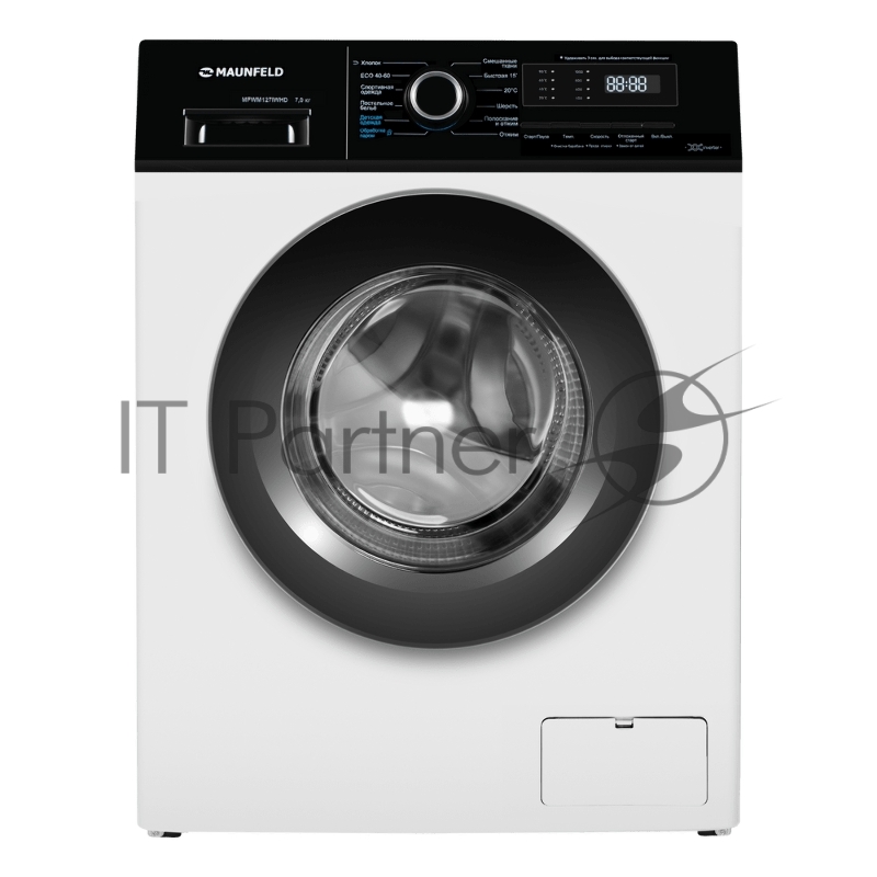 Стиральная машина c инвертором и паром MAUNFELD MFWM127IWHD