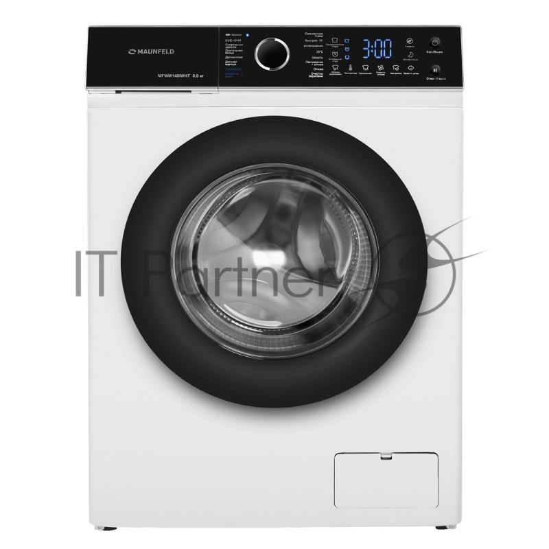 Стиральная машина c инвертором и паром MAUNFELD MFWM148IWHT