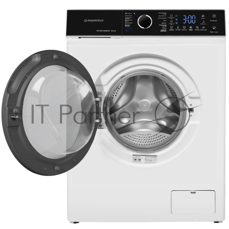 Стиральная машина c инвертором и паром MAUNFELD MFWM148IWHT