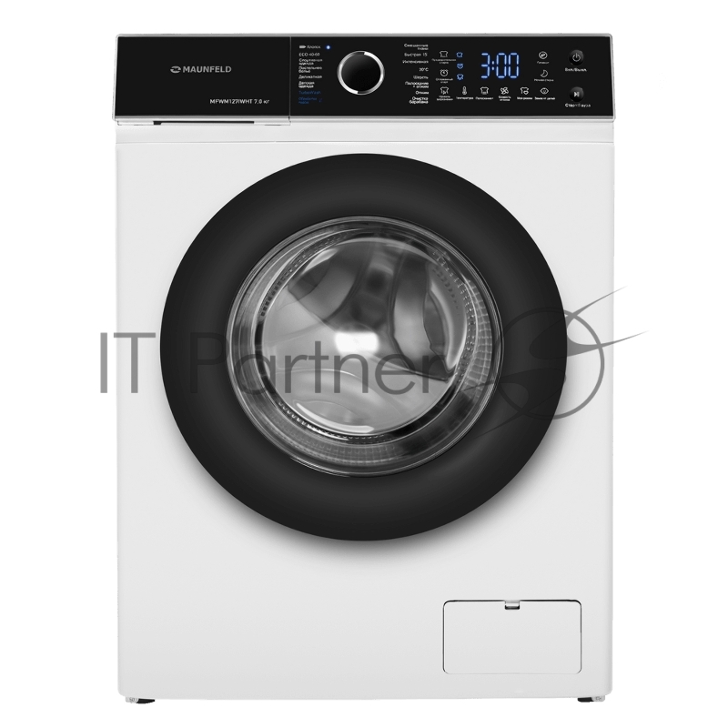 Стиральная машина c инвертором и паром MAUNFELD MFWM127IWHT