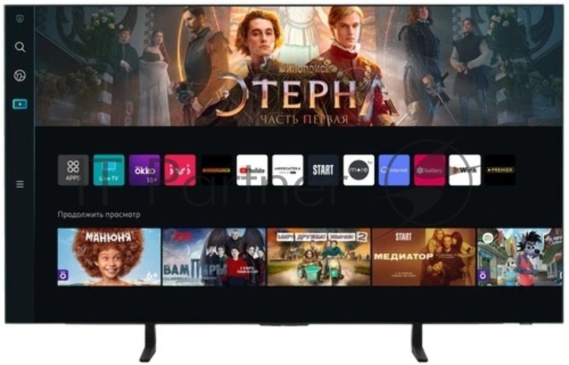 Телевизор Samsung 48 QE48S90DAEXRU Series 9 черный QLED 4K Ultra HD 60Hz Smart TV