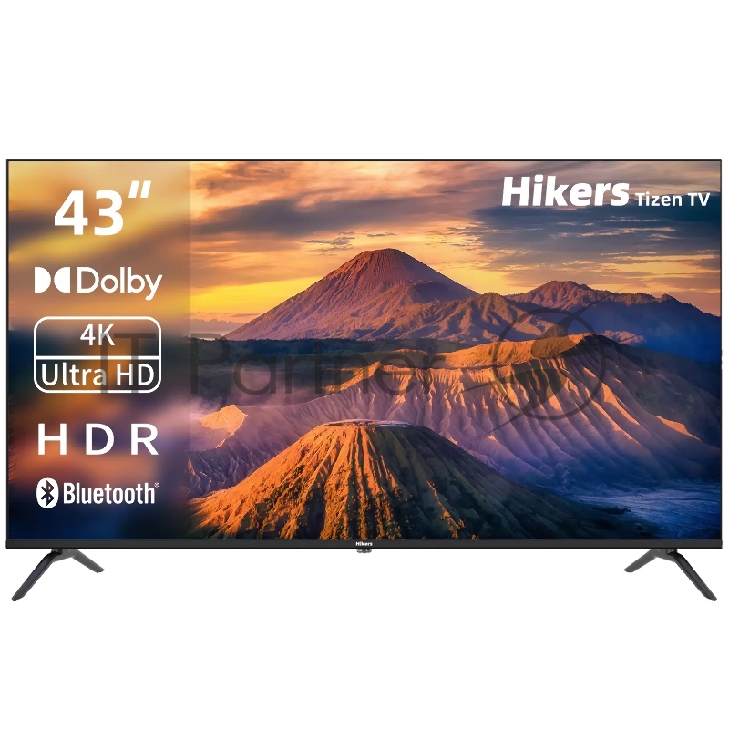 Телевизор Hikers 43 43HTU01 черный VA DirectLED 4K UHD 60Hz
