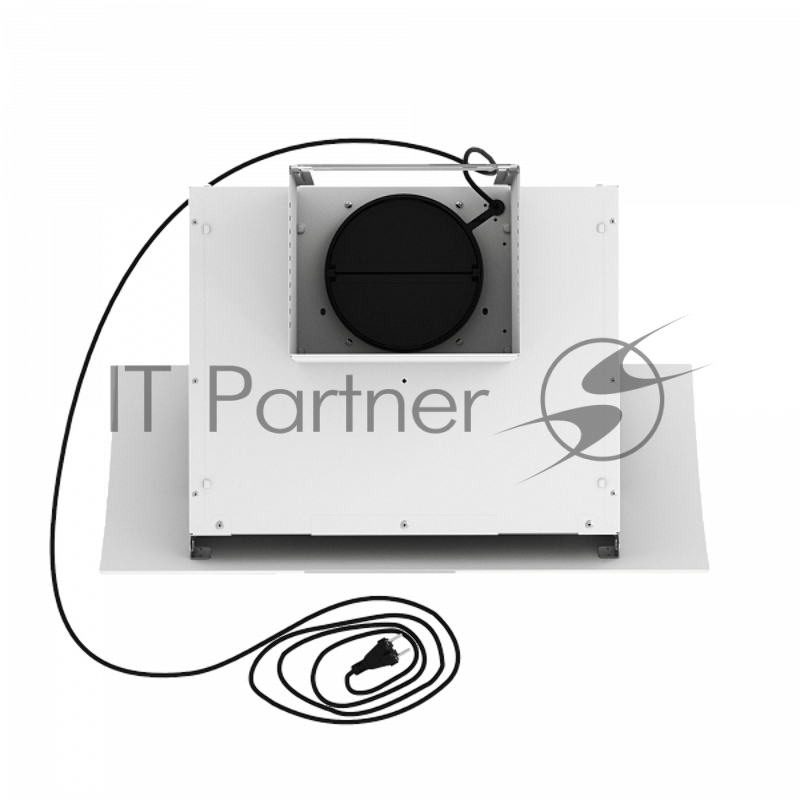 Вытяжка каминная Elikor Wave WH 60 белый управление: сенсорное (1 мотор)