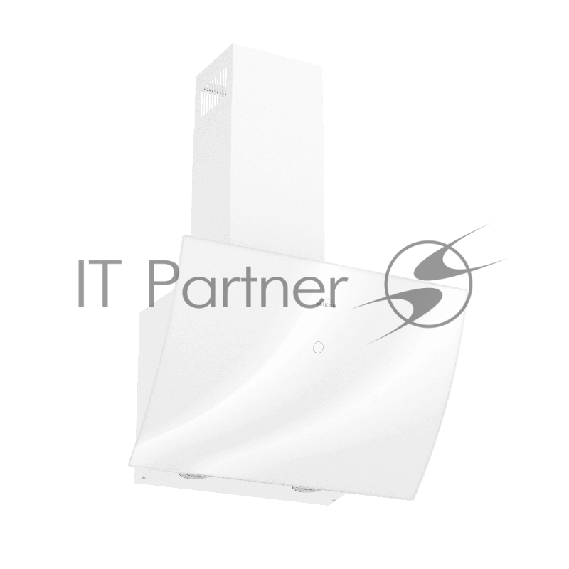 Вытяжка каминная Elikor Wave WH 60 белый управление: сенсорное (1 мотор)