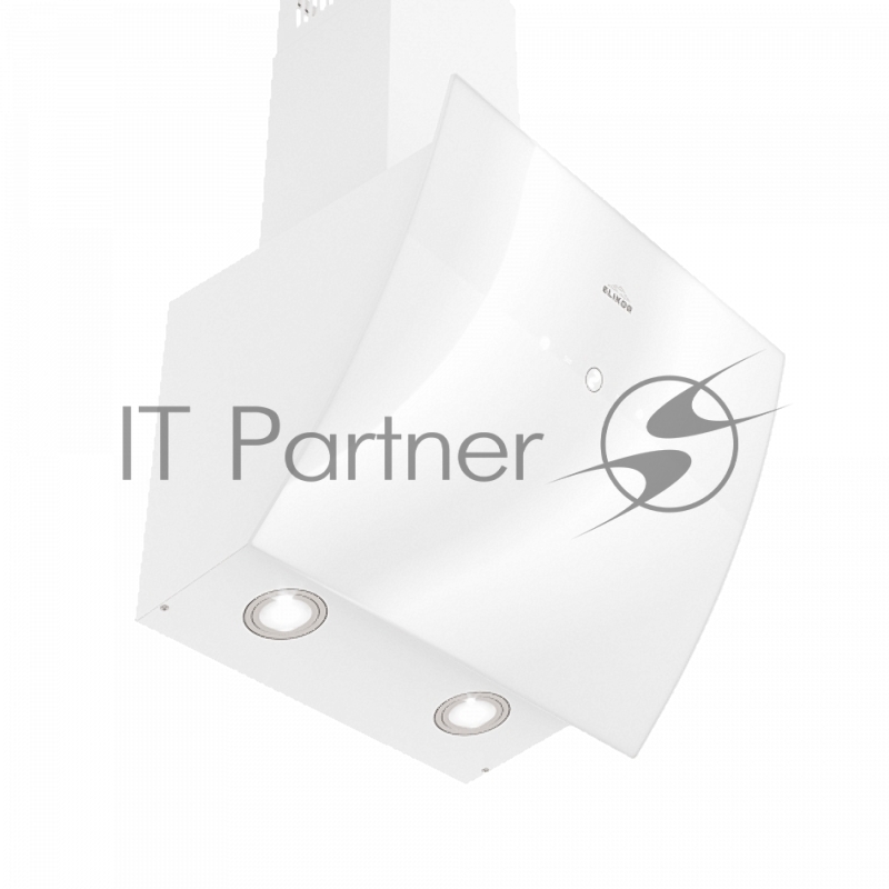 Вытяжка каминная Elikor Wave WH 50 белый управление: сенсорное (1 мотор)