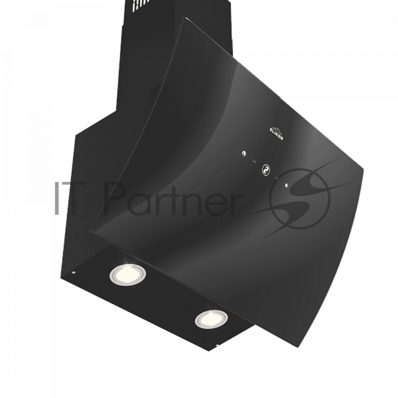 Вытяжка каминная Elikor Wave BK 60 черный управление: сенсорное (1 мотор)