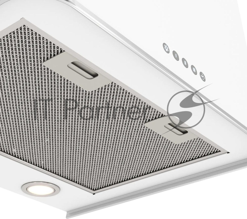 Вытяжка каминная Elikor MiX 50П-650-Э3Д белый управление: электронное (1 мотор)