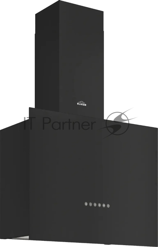 Вытяжка каминная Elikor Метеорит 60П-700-Э4Д черный управление: электронное (1 мотор)