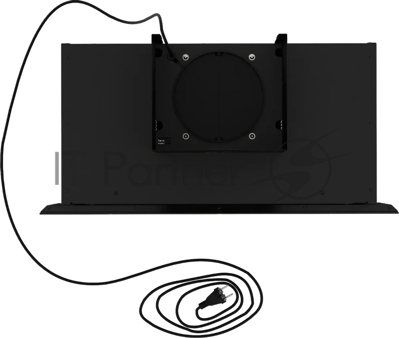 Вытяжка каминная Elikor Метеорит 60П-700-Э4Д черный управление: электронное (1 мотор)