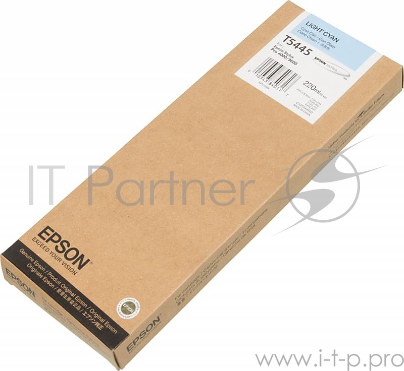 Картридж струйный Epson C13T544500 светло-голубой для Epson St Pro 7600/9600/4000